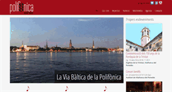 Desktop Screenshot of polifonicavilafranca.cat